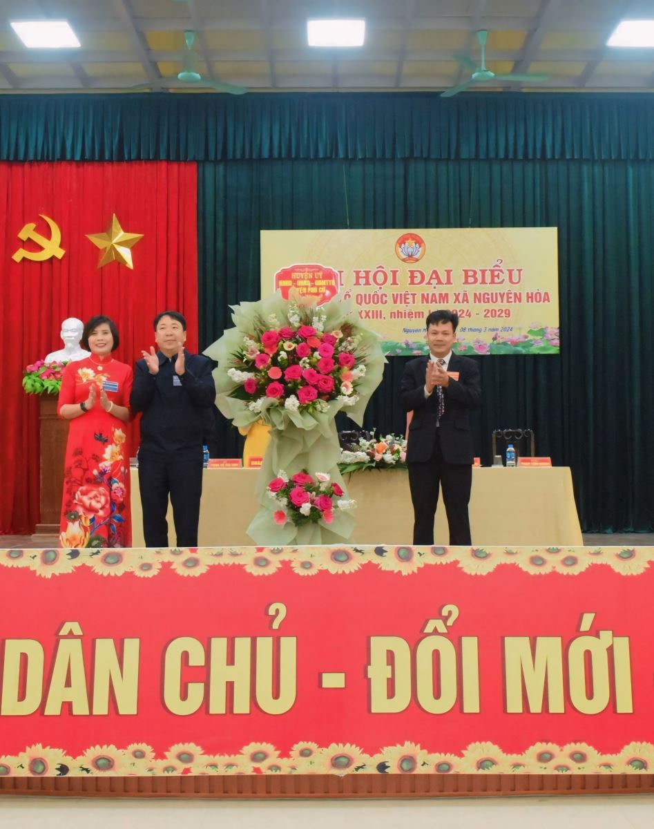 ĐẠI HỘI ĐẠI BIỂU MTTQ XÃ NGUYÊN HOÀ LẦN THỨ XXIII, NHIỆM KỲ 2024-2029