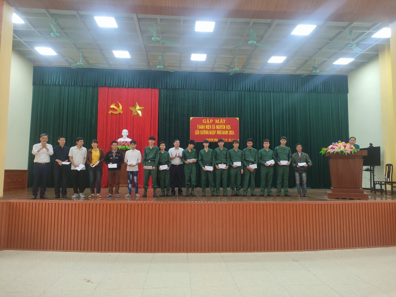Xã Nguyên Hoà: Giao lưu, Gặp mặt thanh niên lên đường nhập ngũ năm 2024