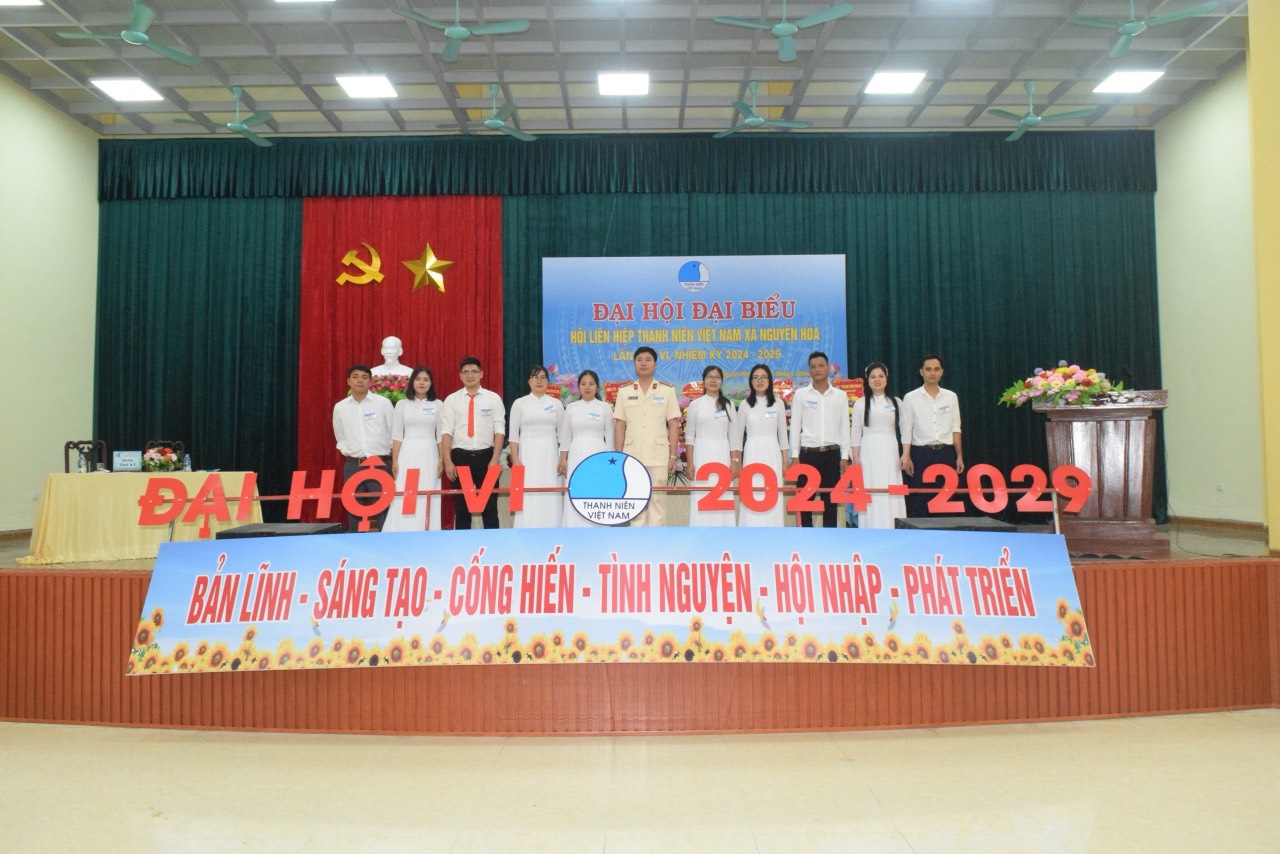 ĐẠI HỘI ĐẠI BIỂU HỘI LIÊN HIỆP THANH NIÊN VIỆT NAM XÃ NGUYÊN HOÀ LẦN THỨ VI, NHIỆM KỲ 2024- 2029