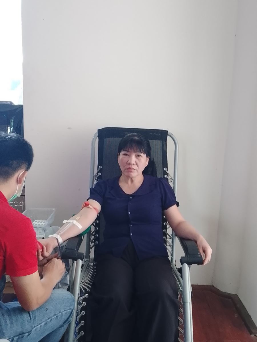 Xã Nguyên Hòa tích cực tham gia hiến máu tình nguyện đợt 3 năm 2022 