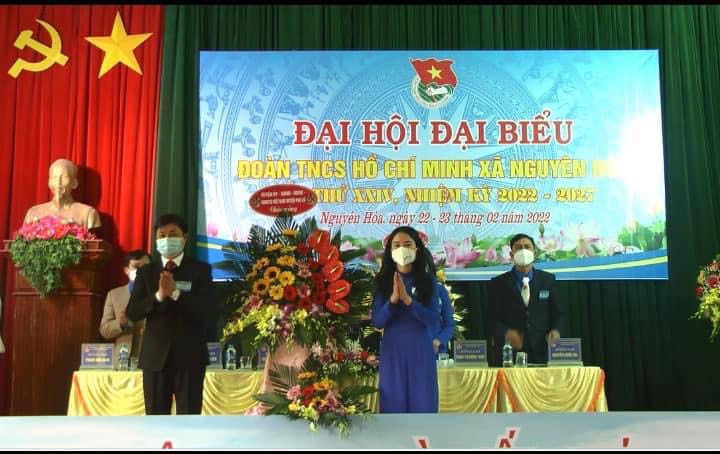 Đoàn TNCS Hồ Chí Minh xã Nguyên Hoà tổ chức thành công Đại hội lần thứ XXIV, nhiệm kỳ 2022-2027